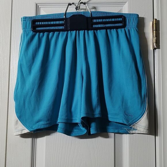 C9 Champion turquoise blue white mesh shorts Sz L - Picture 1 of 4